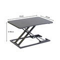 Height Adjustable Density Fiberboard Computer Riser Desk Converter